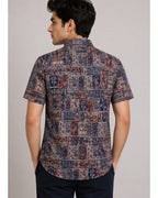 Men’s Multicolor Sanganeri Paisley Printed Cotton Shirt