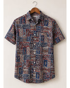 Men’s Multicolor Sanganeri Paisley Printed Cotton Shirt