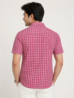 Men’s Sanganeri Printed Cotton Half Sleeve Shirt
